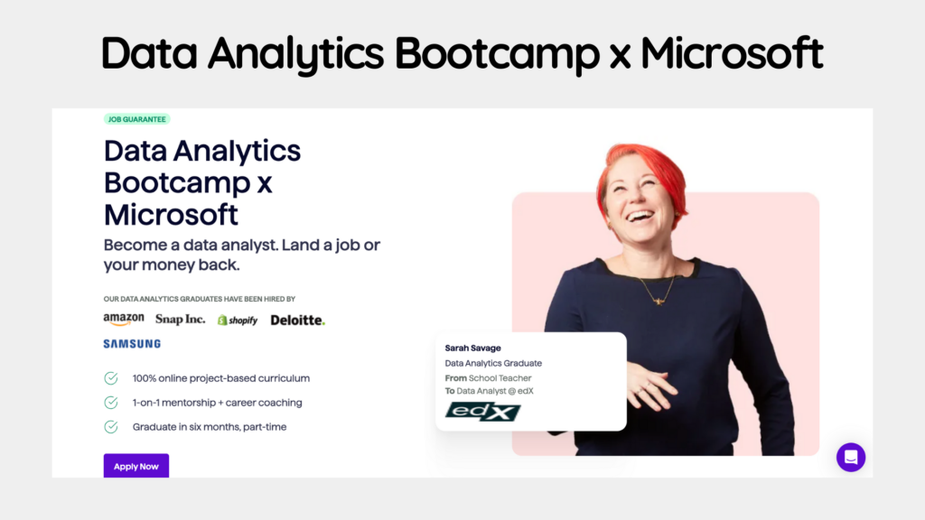 Data Analytics Bootcamp x Microsoft